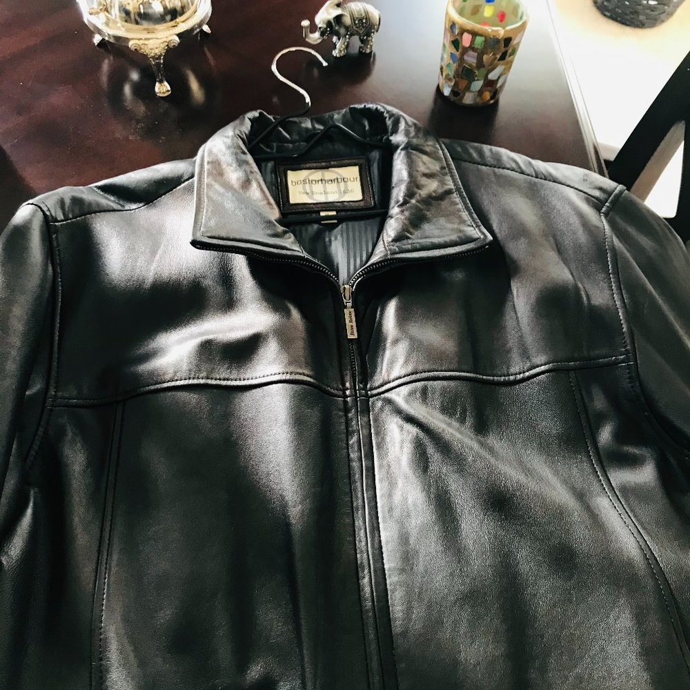 Bostonharbour Leather Bomber Jacket